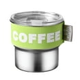 thumbnail image 6 of Stainless Steel Thermal Coffee Cup (13oz) - Portable, Leakproof, Insulated, with Elastic Sleeve, for Home, Office, Car, 6 of 8