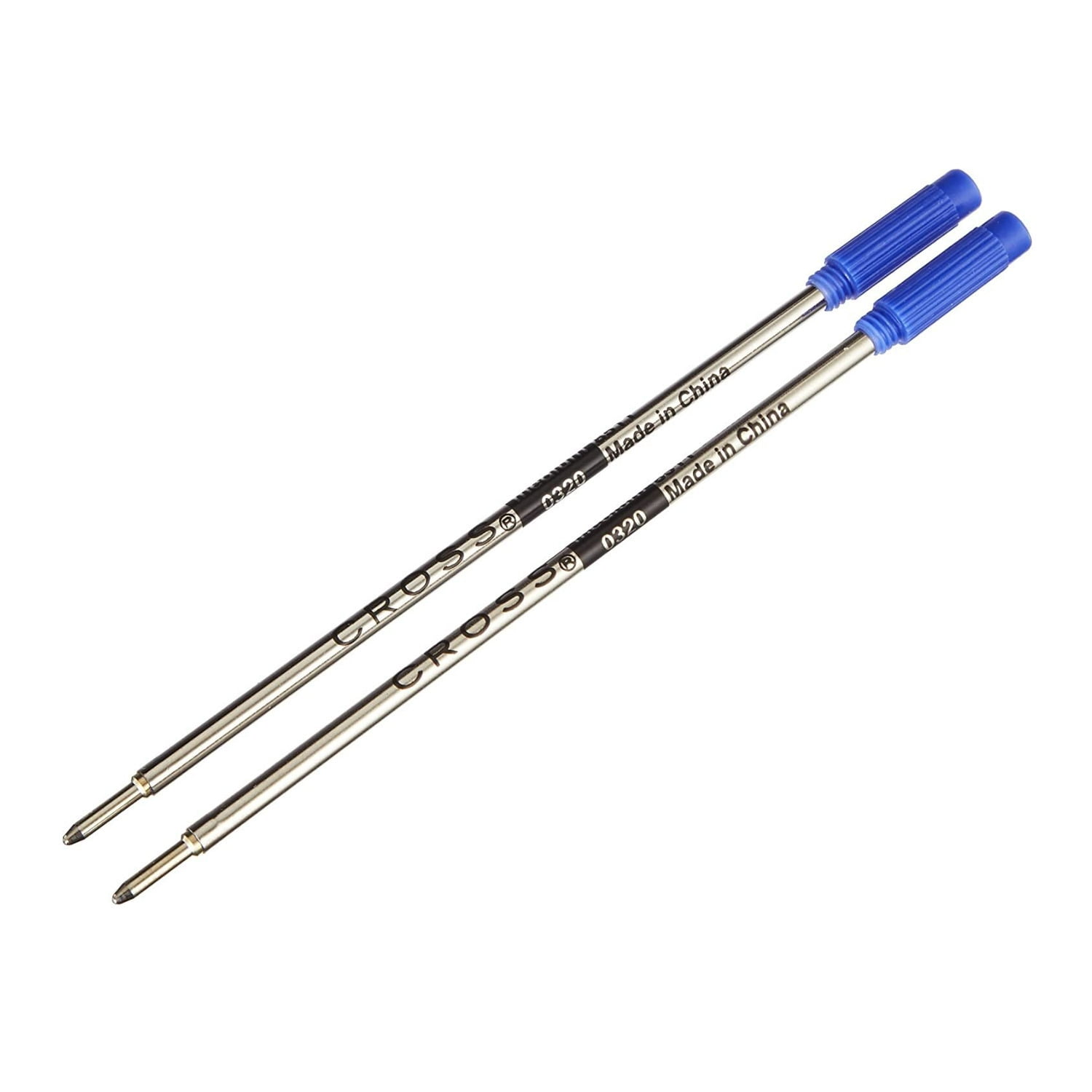 Cross Ballpoint Pen Refill Bundle (Blue, Medium Tip) (4-Pack)