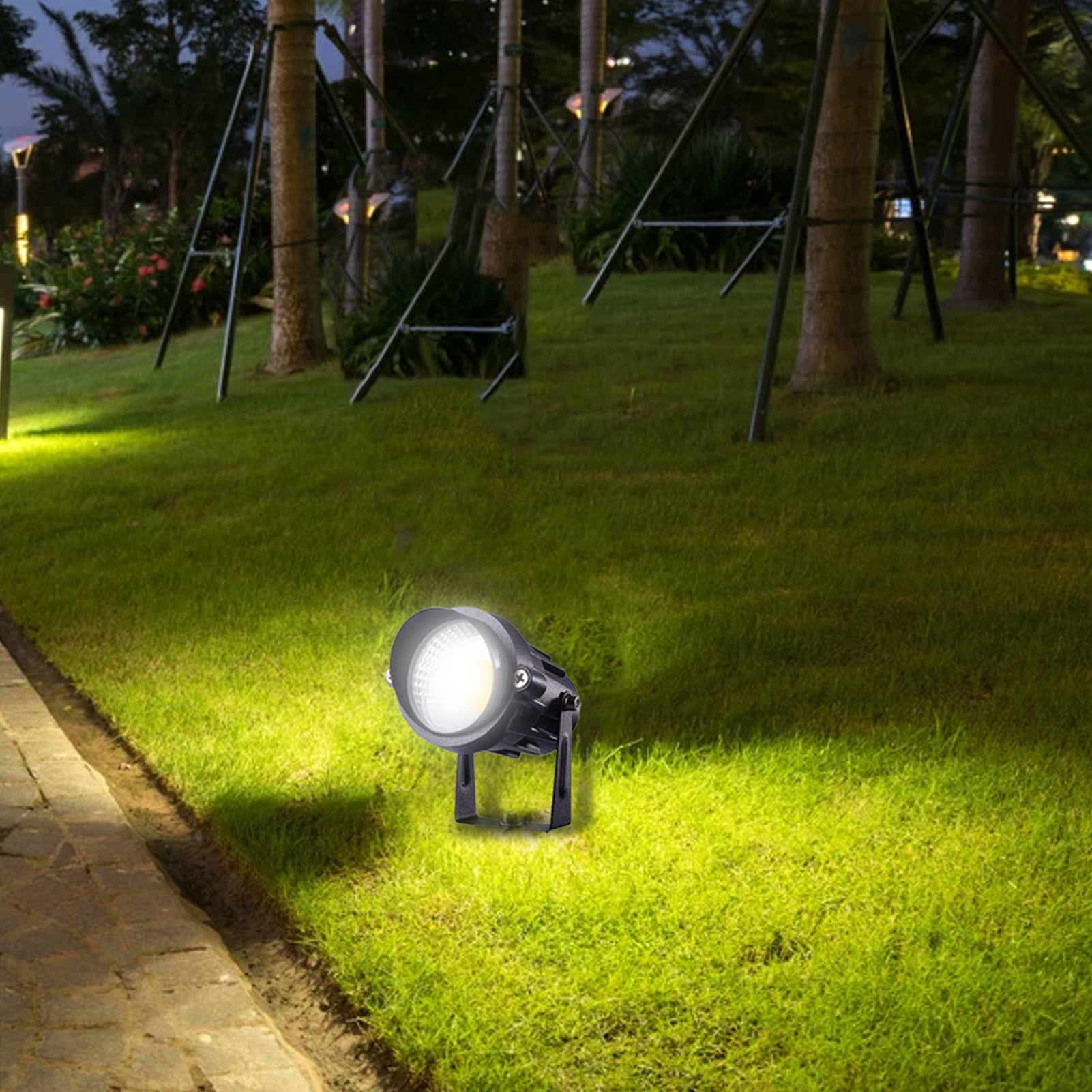 IP54 LED Ground Spike Spot Light Outdoor Garden Floor Grass Lawn 