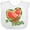 AA-White, variant on Inktastic I'm One in a Melon Watermelon Heart Boys or Girls Baby Bib