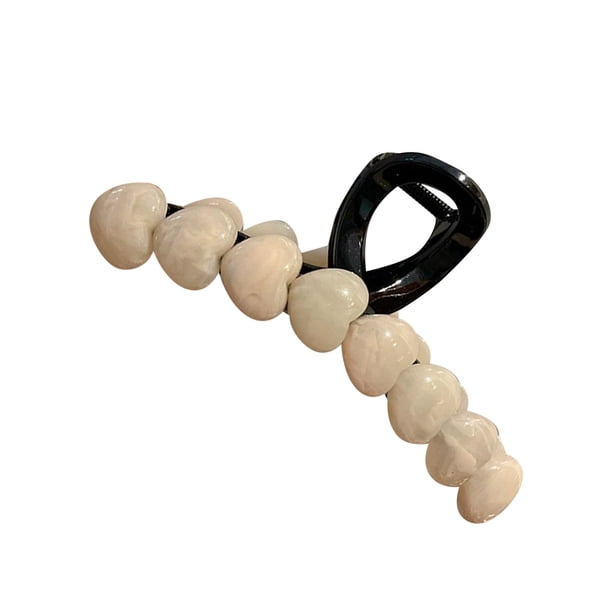 Pinza para el pelo con corazón arcoíris: accesorio para el pelo bonito y elegante para mujer, 1 unidad