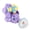 Purple, variant on BIMZUC Children Light Music Toy Electric Elephant 360 Degree Rotating Top Ball Spray Mist Interactive Walking Pet for Kids Boys Girls Birthday Gift, Purple (7.09 inches / 18 cm)