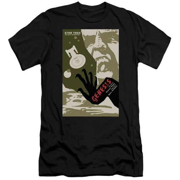 Star Trek Tng Season 7 Episode 19 Adult 30/1 T-Shirt Black