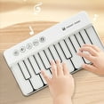 thumbnail image 6 of PPgejGEK Mini Pocket Electronic Piano Music Instrument for Children Beginners Multifunctional Portable Toy in White, 6 of 6
