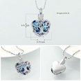 thumbnail image 2 of Tree of Life Urn Necklace for Ashes Heart Cremation Jewelry Crystal Ash Pendant for Human Dog Cat Ashes with Funnel Filler Jewelry Gifts for Women Cremation Souvenir Jewelry, 2 of 6