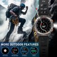 thumbnail image 4 of Smartwatch Militar Leuceira KE5 Linterna LED 1.45 Pulgadas 3ATM Bluetooth, 4 of 5