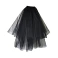 thumbnail image 4 of Tnarru Mariage Léger Mode Maille de Mariée pour Femmes Halloween avec Peigne 2 Couches, 4 of 8