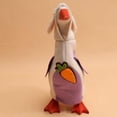 thumbnail image 1 of This Is A Mini Desktop Goose Wearing An Adorable Hoodie. Mini Desktop Goose Easter Bunny ., 1 of 6