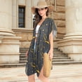 thumbnail image 2 of joogoo Women's Whales and Stars Beach Cover Up Kimono Swimsuit Summer Cardigan Swimwear L, 2 of 6
