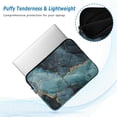 thumbnail image 2 of FORMRS 13"-13.3" Laptop Sleeve Protective Case Soft Carrying Quilted Computer Bag Cover, Black Marble, 2 of 7