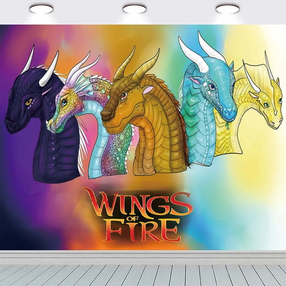 Wings of Fire Party Supplies Background Backdrop Taspestry Banner Post Decor Decorations
