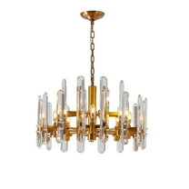 Bethel International Chandelier gold Metal & Crystal