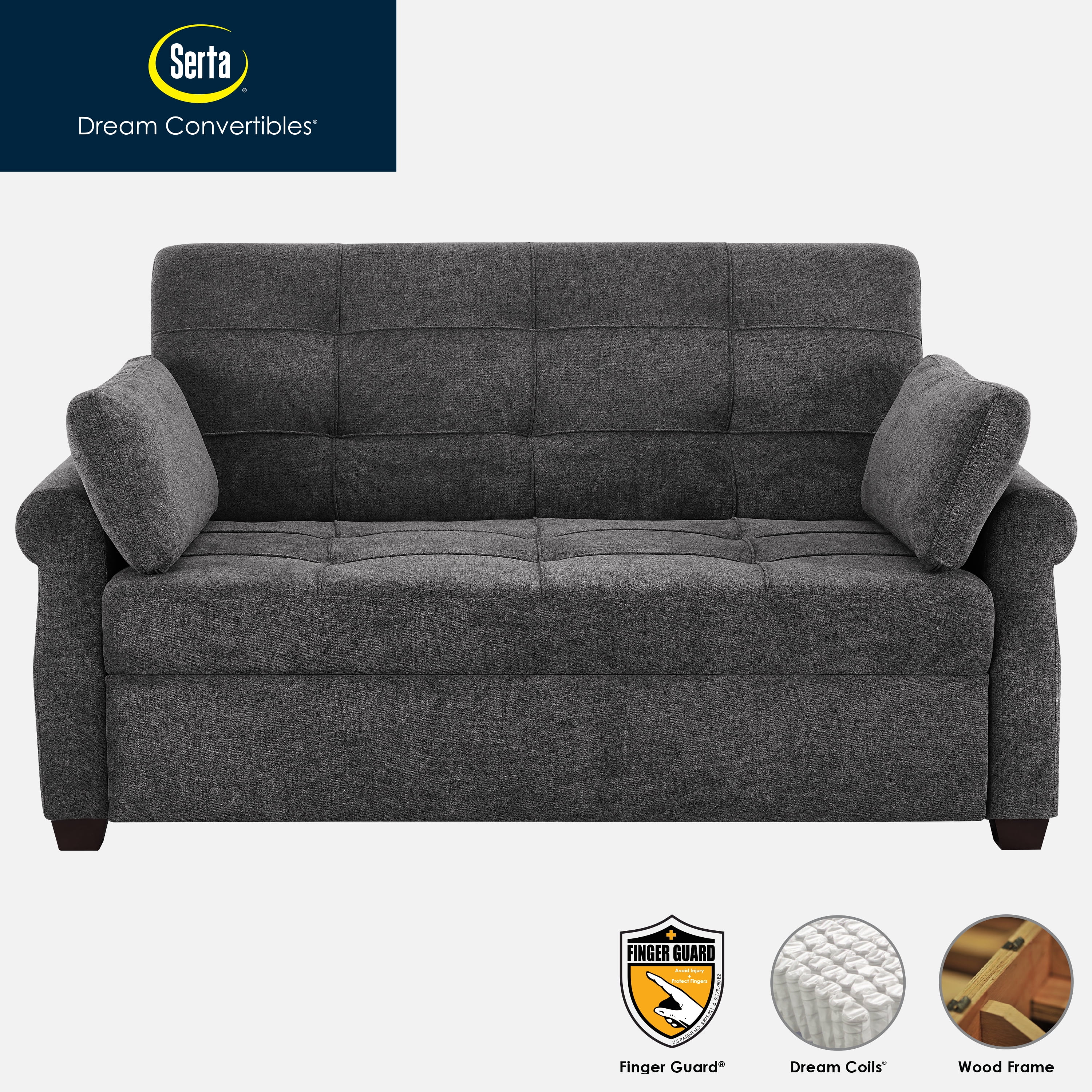Serta Queen Convertible Sofa Baci Living Room