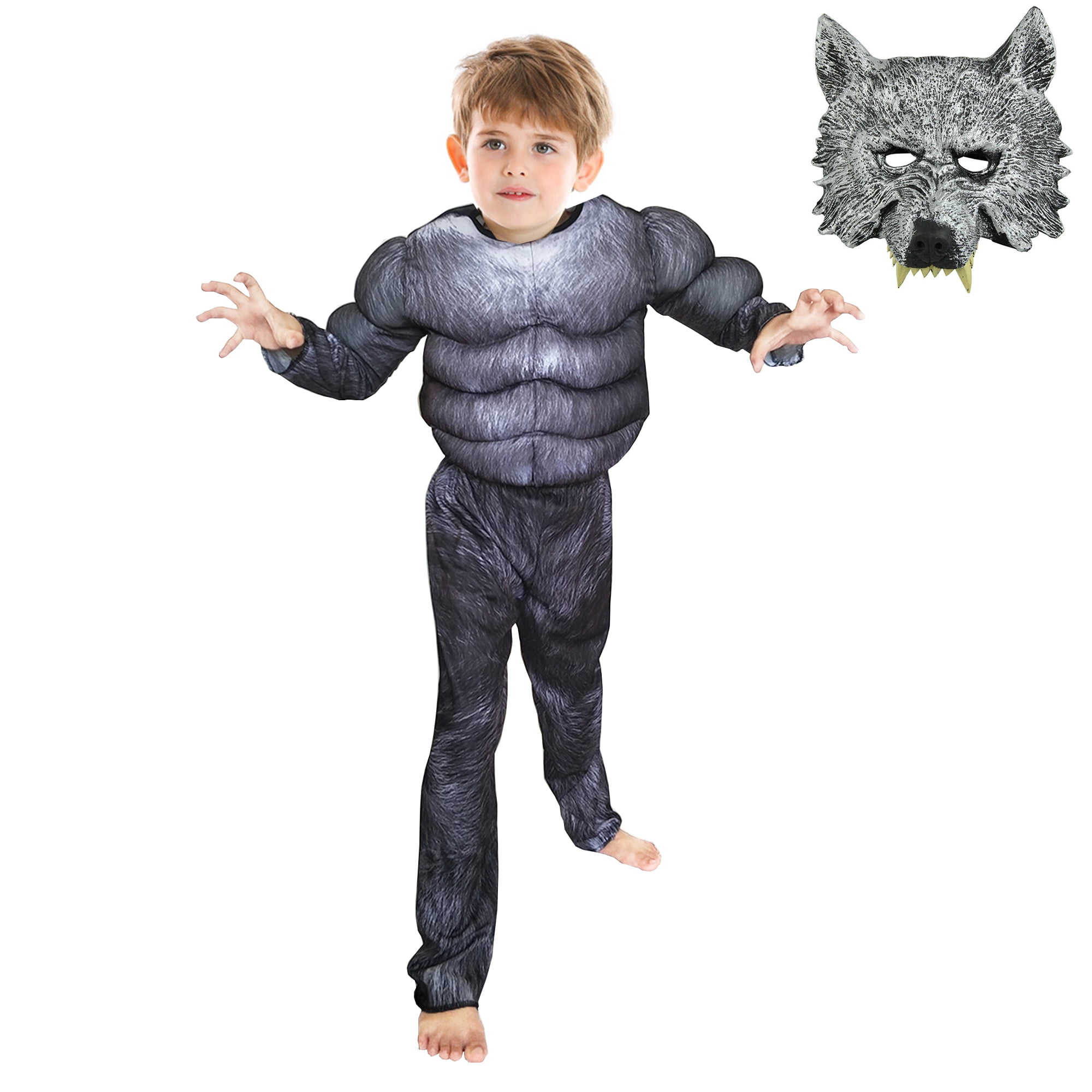 Play Dress Up Costume Gray Wolf Mask Dress Up Halloween Toddler Gift Mask Kid/'s Mask Play Play Mask Party Favor Wolf