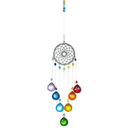 

Retap Colorful Crystal Hanging Outdoor Pendant Ornament Crystal Pendant Vintage Dot Bead Pendant
