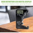 thumbnail image 4 of Mini Digital Battery Tester, ABS Universal Battery Tester with High Definition LCD Display for Types D CAA N LR44 9V 6F22 for Energy Management Use in Electronic Devices, 4 of 5