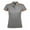 Grey Marl/Orange, variant on SOLS Womens Pasadena Tipped Short Sleeve Pique Polo Shirt