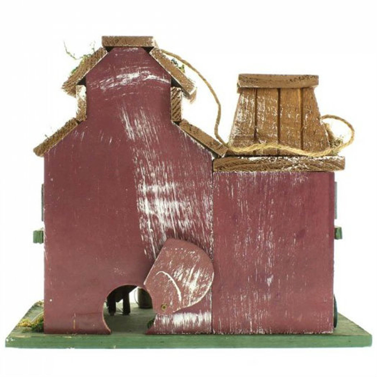 Home Decorative Feed And Grain Farmhouse Bird House - image 3 of 3