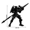 thumbnail image 3 of CQCYD DIY Movable Doll Building Block Toy, Jointed Robot Action Figure with Detachable Accessories, Creative Assembly Model for Little Builders and Collectors, 3 of 6