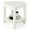 Creamy White, variant on Gymax 2-Tier Corner Shower Bench Stool Waterproof Bathroom Stool Heavy Duty w/ Shelf Brown