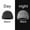 Grey, variant on Dyfzdhu Adult Night Reflective Autumn Winter Beanie Hat Fashion Warm Knitted Hats White