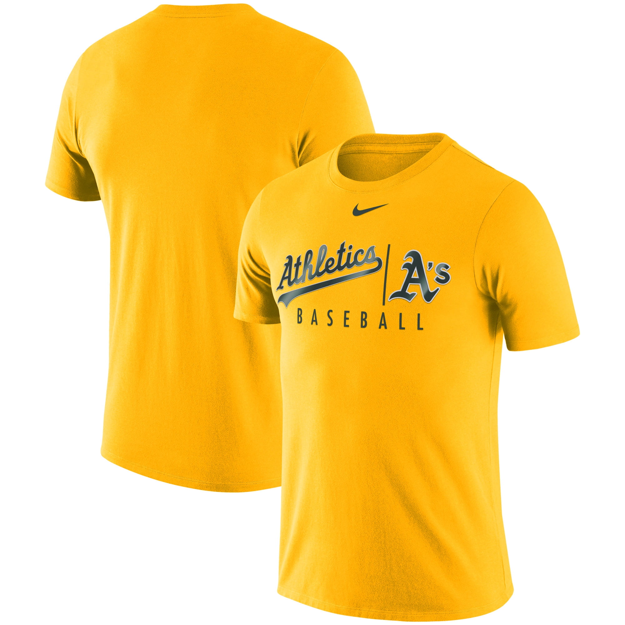oakland a's yellow jersey
