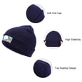 thumbnail image 3 of Pochacco Winter Beanie Hats for Men Women, Warm Cozy Knitted Cuffed Skull Cap, 3 of 8
