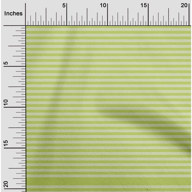 oneOone Polyester Lycra Lime Fabric Stripes Craft Projects Decor Fabric Printed By The Yard 56 Inch Wide