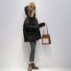 thumbnail image 1 of Chaqueta larga de algodón acolchada para mujer, chaqueta de pan holgada hasta la rodilla, ropa de abrigo larga y nicho, 1 of 6