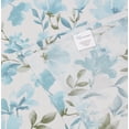 thumbnail image 3 of RUVANTI 100% Cotton Sheets California King Size - 4 Pieces Luxury Bed Sheets - All Seasons Soft & Breathable Sateen Sheets - 16'' Deep Pocket Snug Fit - Blue & Green Floral, Full, 3 of 8