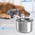 thumbnail image 4 of Distributeur d'Eau pour Chat, Distributeur d'Eau Automatique en Acier Inoxydable pour Animaux, Convient aux Chats et aux Chiens, Plusieurs Animaux, 4 of 5