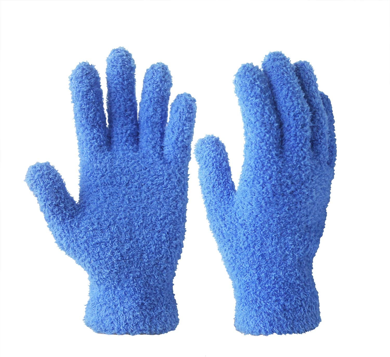  Bencailor 4 Pair Microfiber Dusting Gloves, Washable Reusable  Cleaning Gloves for House Cleaning, Car Blinds, Dark Blue, Gray, Khaki,  Black : Health & Household