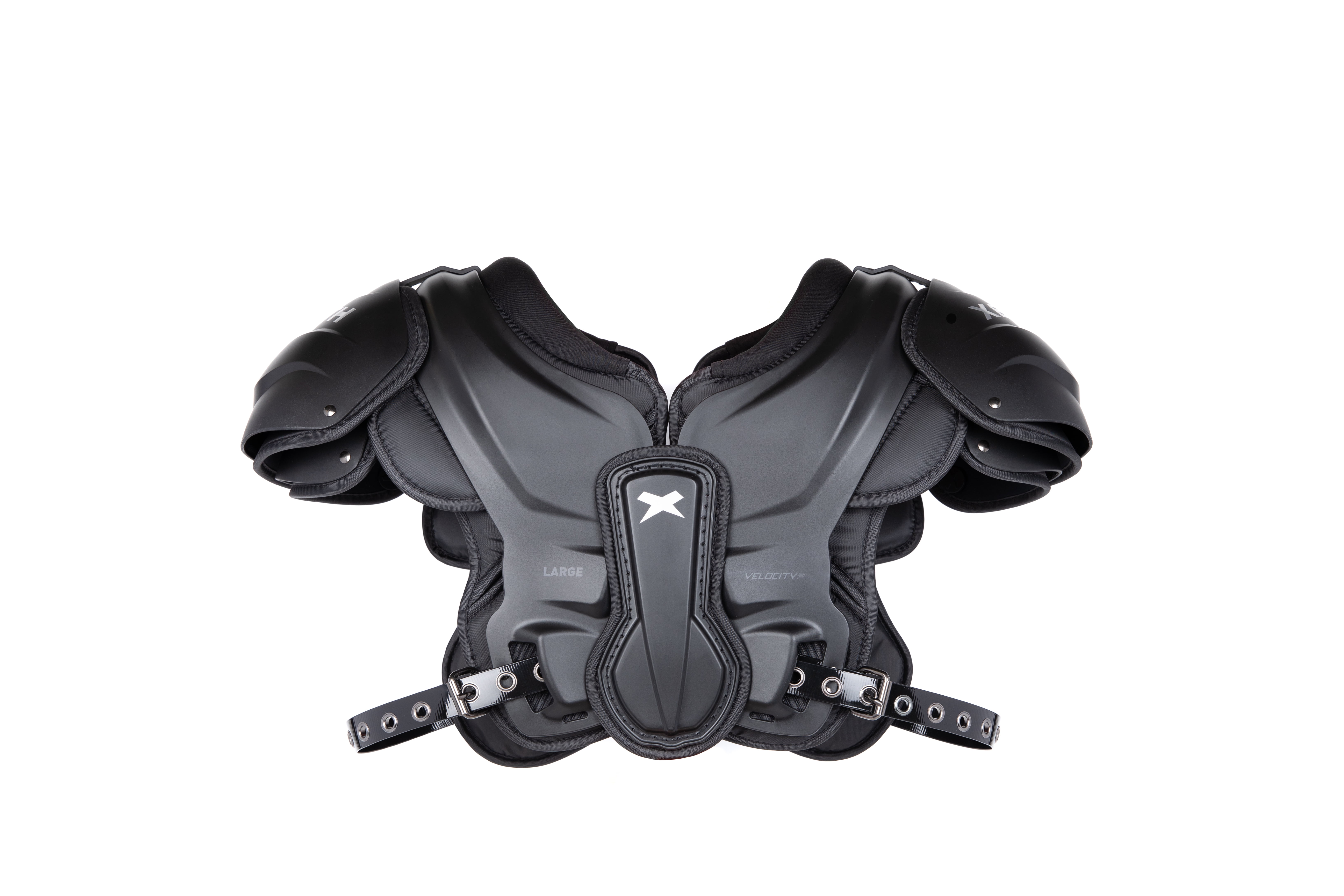 Xenith Velocity 2 Varsity Football Shoulder Pads for Adults - All Purpose Protective Gear (Extra-Large)