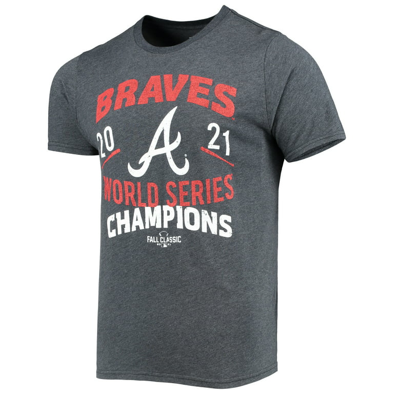 Men's Majestic Threads Navy Atlanta Braves 2021 World Series Champions  Dream Team Roster Tri-Blend T-Shirt 