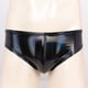 thumbnail image 4 of Calzoncillos de charol Wetlook para hombre, pantalones cortos ajustados para hombre, traje de baño de verano, traje de playa, calzoncillos de látex con cintura elástica, 4 of 5
