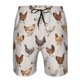 thumbnail image 3 of Balery Various Chicken Traje de Baño Estilo Hawaiano para Hombre, Shorts de Secado Rápido con Bolsillos-3X-Large, 3 of 6