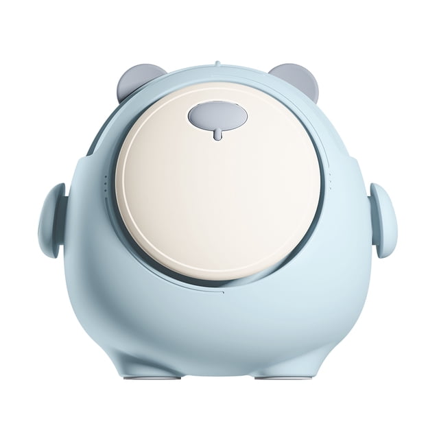 Pequeño Ventilador De Refrigeración Bonito ventilador eléctrico de 900 mAh, robot de dibujos animados, regalo portátil para niños (azul cielo) Tmvgtek Para estrenar
