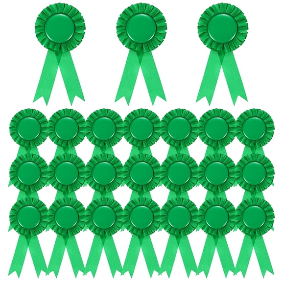 Uxcell 60 Pcs Award Ribbons 1st, 2nd, 3rd Place Winner Prize Ribbon, Green