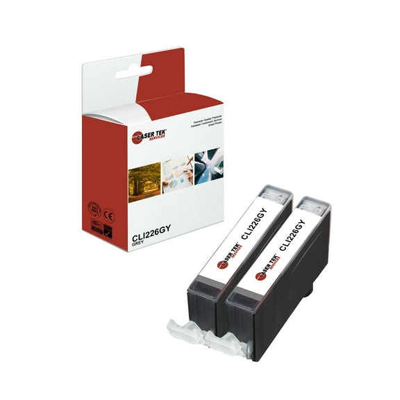 2Pk LTS CLI226GY Grey HY Compatible for Canon Pixma iP4820, iX6520, MG5120 Ink