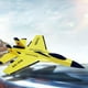 thumbnail image 3 of Avión de control remoto de 2,4 G, regalo de cumpleaños, juguete para exteriores, ala fija para niños Amarillo, 3 of 9