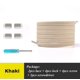 thumbnail image 1 of par de cordones sin atar, tejido de red plana, cordón elástico adecuado para todos los zapatos, zapatillas de deporte, cordones perezosos para niños y adultos, accesorios para zapatos, ESPAÑA Gao Jinjia LED, 1 of 2