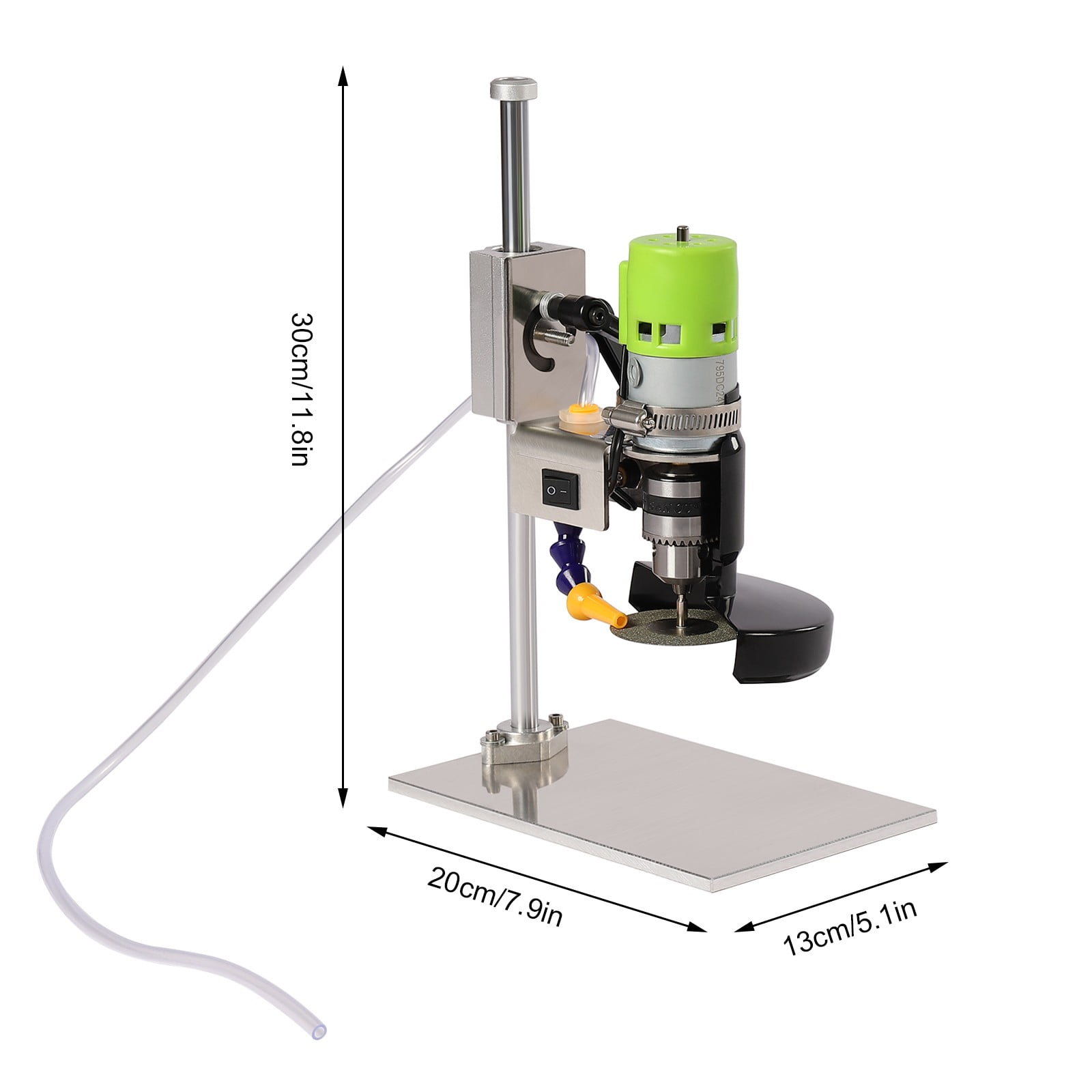 ToppiJoy Electric Glass Bottle Cutter, Glass Bottle Cutting with 3 Saw Blades, Glass Cutter Machine Adjustable Speed