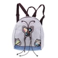 thumbnail image 2 of de Estilo Nacional Hecho de Tela de Lino Diseño Llamativa Paquete de Viajes para Mujeres Sunnimix Mochila con bordado de mariposas, 2 of 8