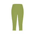thumbnail image 4 of Jxximdong Leggings for Women High Waisted Yoga Capri Pants Lightweight Comfortable Solid Color Soft Casual Pajama Pants Green XXL Yoga Pants, 4 of 5