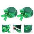 thumbnail image 3 of 1 Set 2 Pcs Pinces à Cheveux Chapeau Vert pour la Saint-Patrick (Vert), 3 of 8
