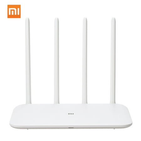 Xiaomi Mi WiFi Router 4 2.4G/5G 1167mbps 128MB 4-antennas Large Coverage Through-wall Dual Band 128MB Flash Network Extender WiFi APP Control Routers for Home Office (Best Wifi File Transfer App)