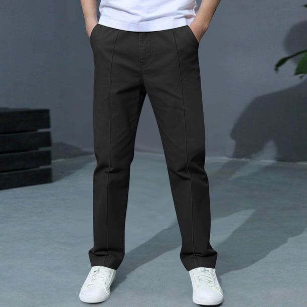 Pantalones largos de color liso para niños, pantalones casuales versátiles para niños, ropa de abrigo para niños, pantalones para niñas