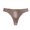 Coffee, variant on Men Briefs High Elasticity Fit Tight Cut Letter Print Panties Sports Gym Thin Ice Silk Seamless Underwear