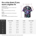 thumbnail image 5 of Balery Chemise Décontractée Abstraite Colorée pour Hommes à Manches Courtes Texturée Été Cubain Plage-TTG, 5 of 5