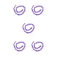 thumbnail image 1 of Enredaderas de Hortensias Artificiales Matsuzay Flores Cuerda Color Morado Oscuro, 1 of 6